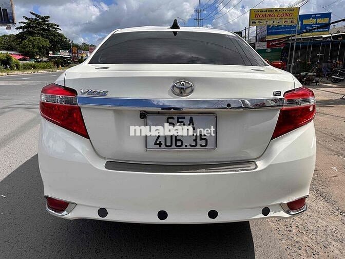Toyota Vios 1.5E MT 2017 Số sàn Trắng