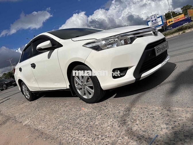 Toyota Vios 1.5E MT 2017 Số sàn Trắng