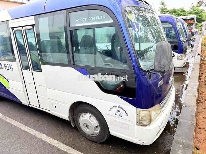 Hyundai County 2014 Xanh Trắng 29 chỗ Số sàn