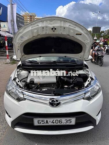 Toyota Vios 1.5E MT 2017 Số sàn Trắng