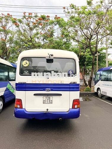 Hyundai County 2014 Xanh Trắng 29 chỗ Số sàn