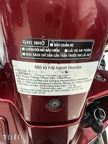 Honda Lead 125 FI ( ĐỜI 2016 ) BS: 65 Cần Thơ