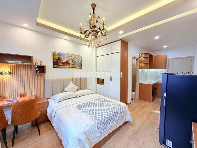 CĂN HỘ CAO CẤP STUDIO BAN CÔNG FULL NỘI THẤT CAO CẤP, SANG TRỌNG.