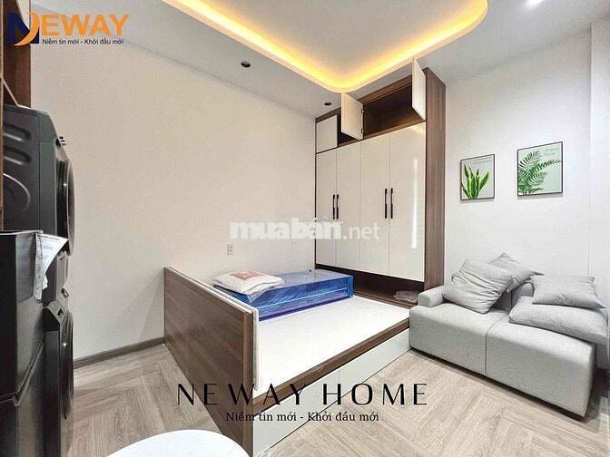 STUDIO CỬA SỔ - NEW 100% - FULL MÁY GIẶT, SẤY - NGAY LUỸ BÁN BÍCH