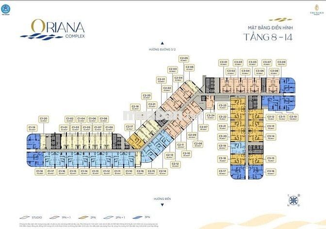 🌊 CĂN 1PN+1 ORIANA COMPLEX – VIEW ĐƯỜNG 3/2, BIỂN | CHỈ TỪ 64TR/M² 🌊