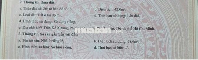 Nhà trung tâm Phú Nhuận, HXH 6.5m, 42m2, 6.5 tỷ