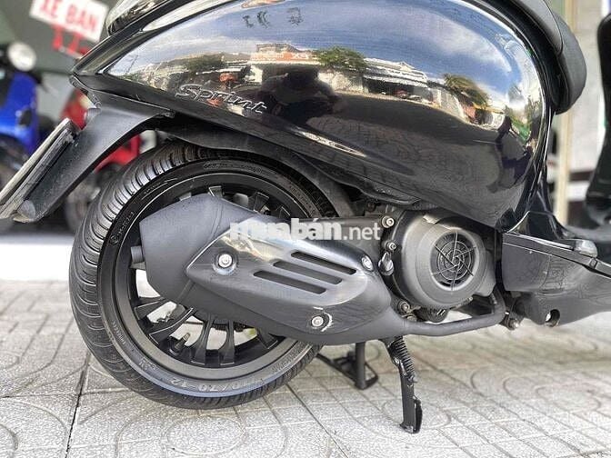 📣 Piaggio Vespa Sprint 125cc Đèn-Vuông Full Đen