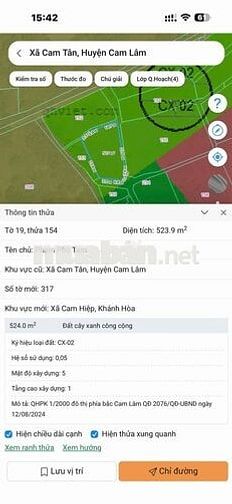 Diện tích 1200m mặt tiền đường nhựa rộng 36m giá 450k/m Hông UBND xã