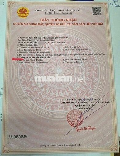 BÁN NHÀ 2 LẦU - DT RỘNG - HOÀN CÔNG - NẰM KẾ TRƯỜNG CHÂU VĂN LIÊM 