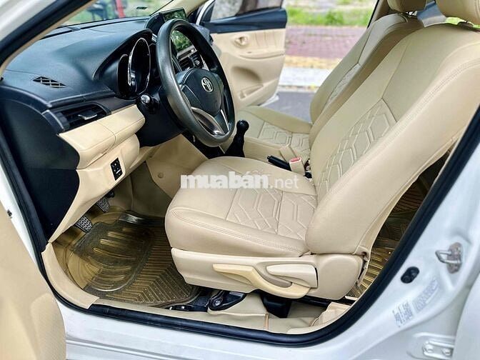 Toyota Vios E MT 2016 Trắng 11v km Xe Gia Đình