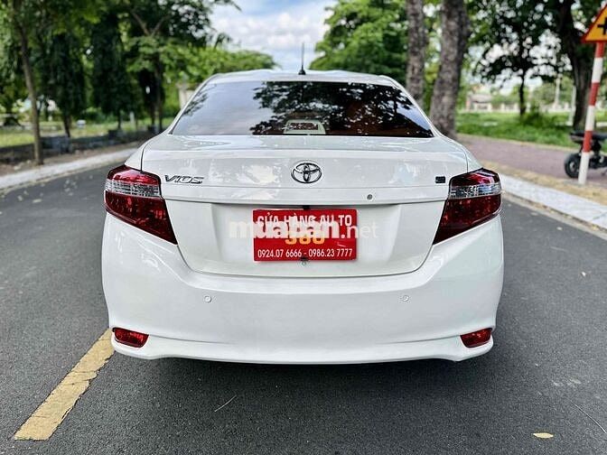 Toyota Vios E MT 2016 Trắng 11v km Xe Gia Đình