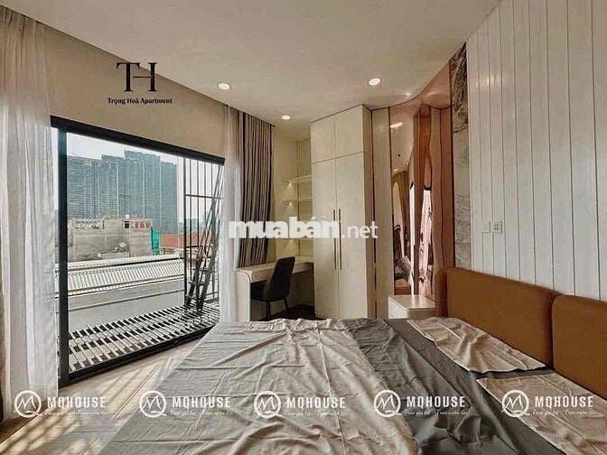 Căn hộ studio full nội thất ban công thoáng đường Bến Vân Đồn quận 4