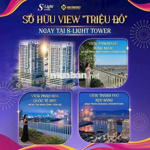SLight Tower căn hộ hạng mặt sông ngắm pháo hoa Diff tầm nhìn vĩnh cửu