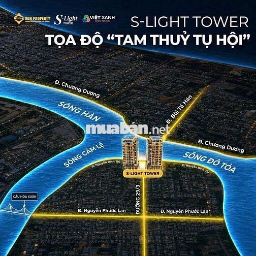 SLight Tower căn hộ hạng mặt sông ngắm pháo hoa Diff tầm nhìn vĩnh cửu