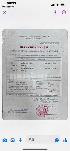 Cần bán nhà gấp số 76/46 Xóm Đất, P8, Q11. DT 3.5mx10m, trệt, 1 lầu gỗ