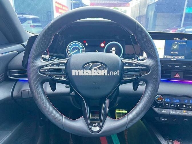 Hyundai Elantra 2022 N-line 1.6L Turbo, màu trắng