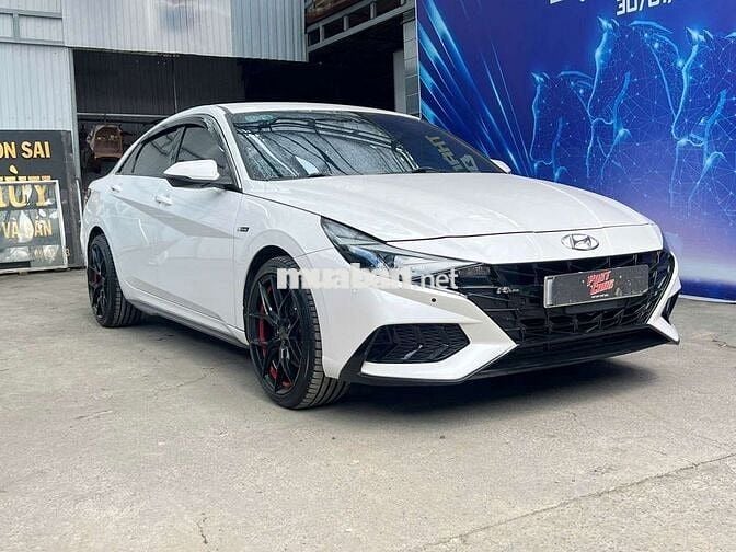 Hyundai Elantra 2022 N-line 1.6L Turbo, màu trắng