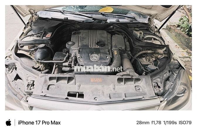Mercedes-Benz C250 Facelift 2012 Trắng 22 vạn km