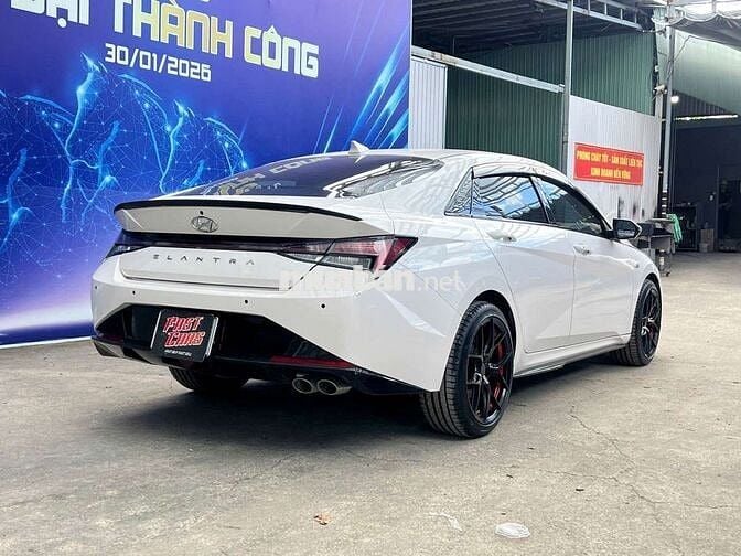 Hyundai Elantra 2022 N-line 1.6L Turbo, màu trắng