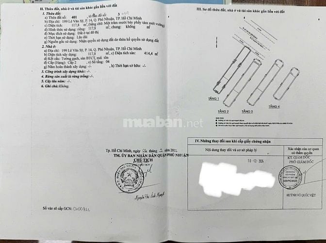 Bán nhà chính chủ 199 Lê Văn Sỹ