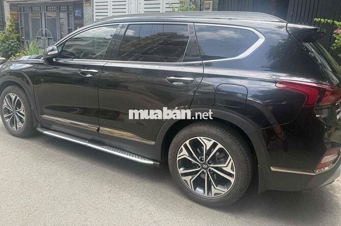 Hyundai Santafe Premium 2019 đen, bản full 2 cầu
