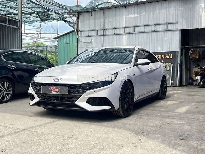 Hyundai Elantra 2022 N-line 1.6L Turbo, màu trắng