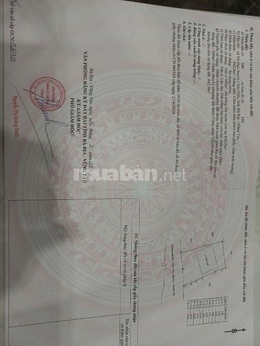 Bán đất mặt tiền bình ba đá bạc