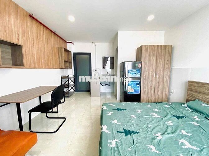 STUDIO FULL NỘI THẤT CÁCH CẦU SẮT CHƯA ĐẾN 2KM