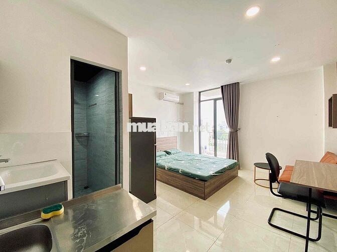STUDIO FULL NỘI THẤT CÁCH CẦU SẮT CHƯA ĐẾN 2KM