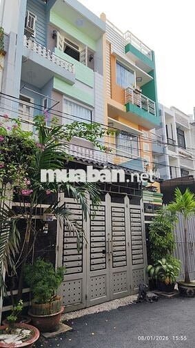 99TR/M2 CV LÀNG HOA HXH 5M LÊ VĂN THỌ P8 4X19 CN 69M2 4L GIÁ 6,8 TỶ TL