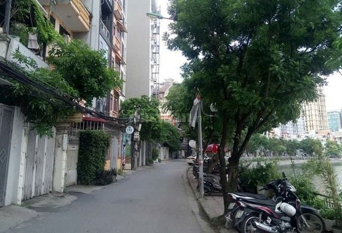 Bán nhà mặt phố mặt hồ Mai Anh Tuấn 219m mặt tiền 8m giá 120 tỷ.