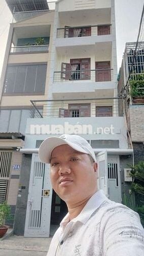 BÁN NHÀ HÓC MÔN - 4 TẦNG ĐẸP LUNG LINH - XE TẢI THÔNG -DT KHỦNG 