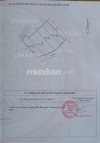 Cần bán đất diện tích lớn. Vị trí đẹp.