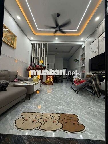 BÁN NHÀ MỚI TINH MỚI XÂY 103,7M2 ĐƯONG NGUYỄN ĐỨC THIỆU TẶNG NỘI THẤT