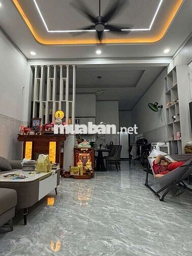 BÁN NHÀ MỚI TINH MỚI XÂY 103,7M2 ĐƯONG NGUYỄN ĐỨC THIỆU TẶNG NỘI THẤT