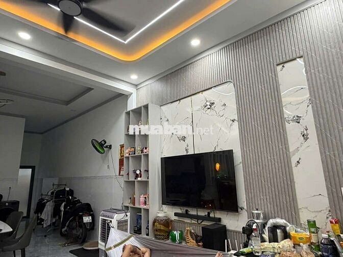 BÁN NHÀ MỚI TINH MỚI XÂY 103,7M2 ĐƯONG NGUYỄN ĐỨC THIỆU TẶNG NỘI THẤT