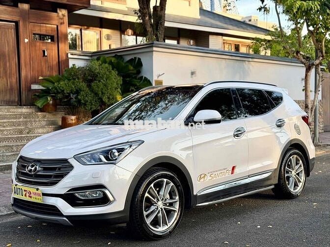 Hyundai Santafe 2016 2.4AT AWD Trắng 85.000 km