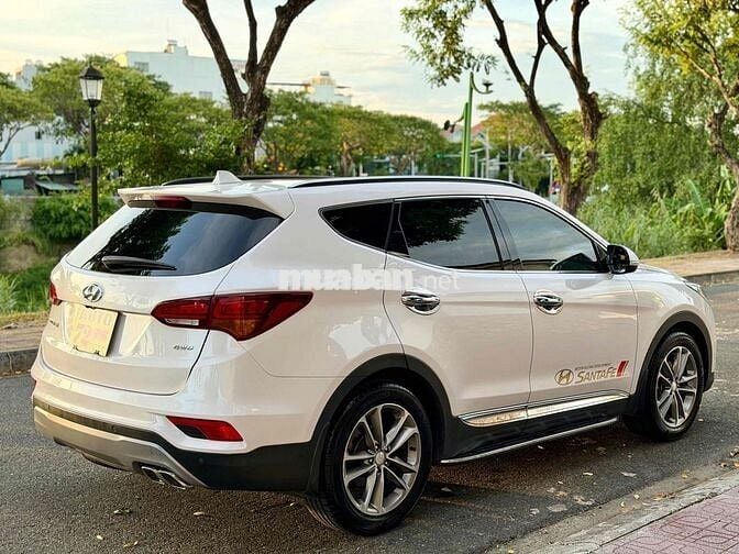 Hyundai Santafe 2016 2.4AT AWD Trắng 85.000 km