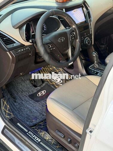 Hyundai Santafe 2016 2.4AT AWD Trắng 85.000 km