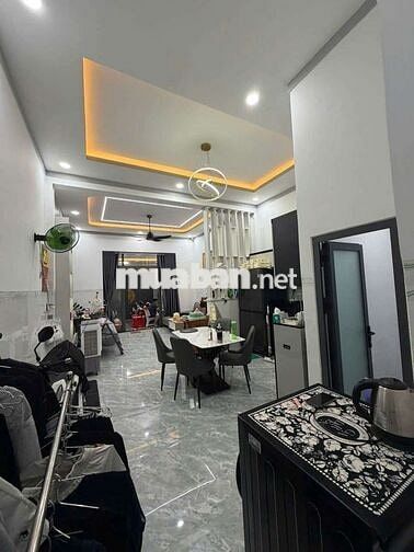 BÁN NHÀ MỚI TINH MỚI XÂY 103,7M2 ĐƯONG NGUYỄN ĐỨC THIỆU TẶNG NỘI THẤT