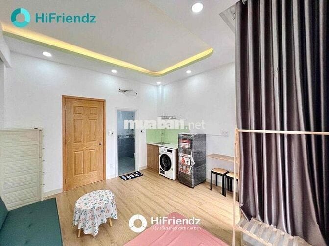 TRỐNG SẴN STUDIO BAN CÔNG - MÁY GIẶT RIÊNG CÁCH ĐẠI HỌC VĂN HIẾN 5P