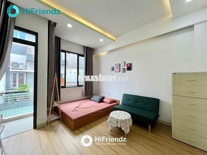 TRỐNG SẴN STUDIO BAN CÔNG - MÁY GIẶT RIÊNG CÁCH ĐẠI HỌC VĂN HIẾN 5P