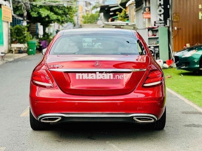 Mercedes-Benz E180 2020 Đỏ Tự động 9 cấp