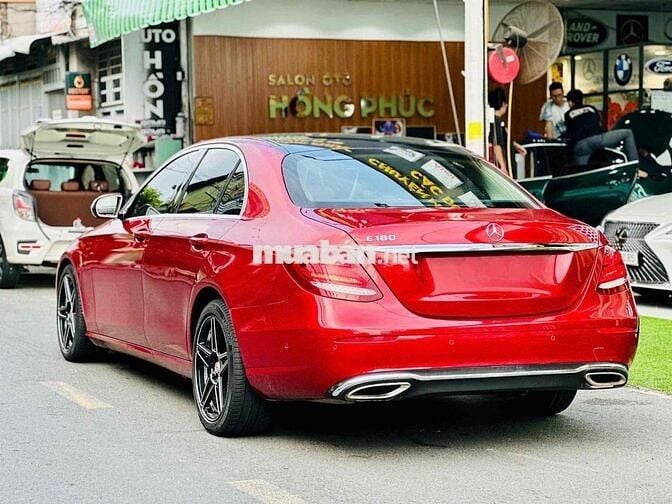 Mercedes-Benz E180 2020 Đỏ Tự động 9 cấp