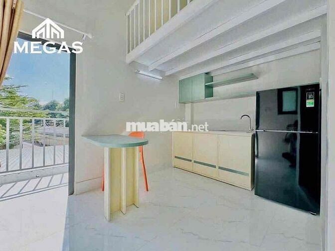 Duplex hiện đại mới, rộng, thoáng, gác cao ở được 3-4 người thoải mái