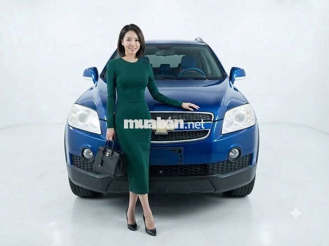 Chevrolet Captiva 2009 Số sàn Xanh