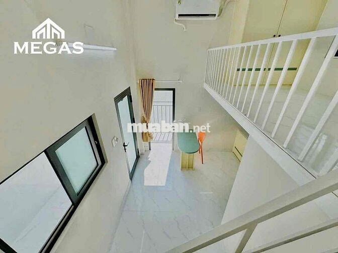 Duplex hiện đại mới, rộng, thoáng, gác cao ở được 3-4 người thoải mái