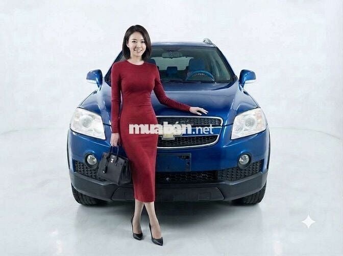 Chevrolet Captiva 2009 Số sàn Xanh