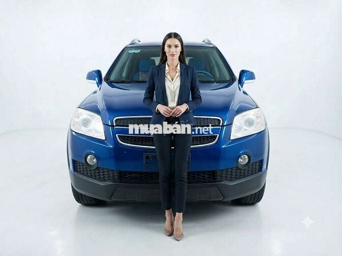 Chevrolet Captiva 2009 Số sàn Xanh