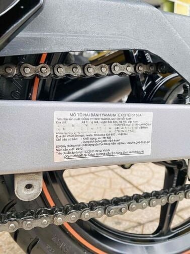 Exciter 1S9A 2013 Đen cam xe đẹp chuẩn zin✅